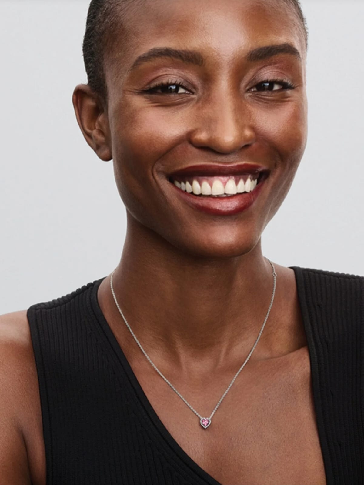 Pandora Pembe Kalp Kolye