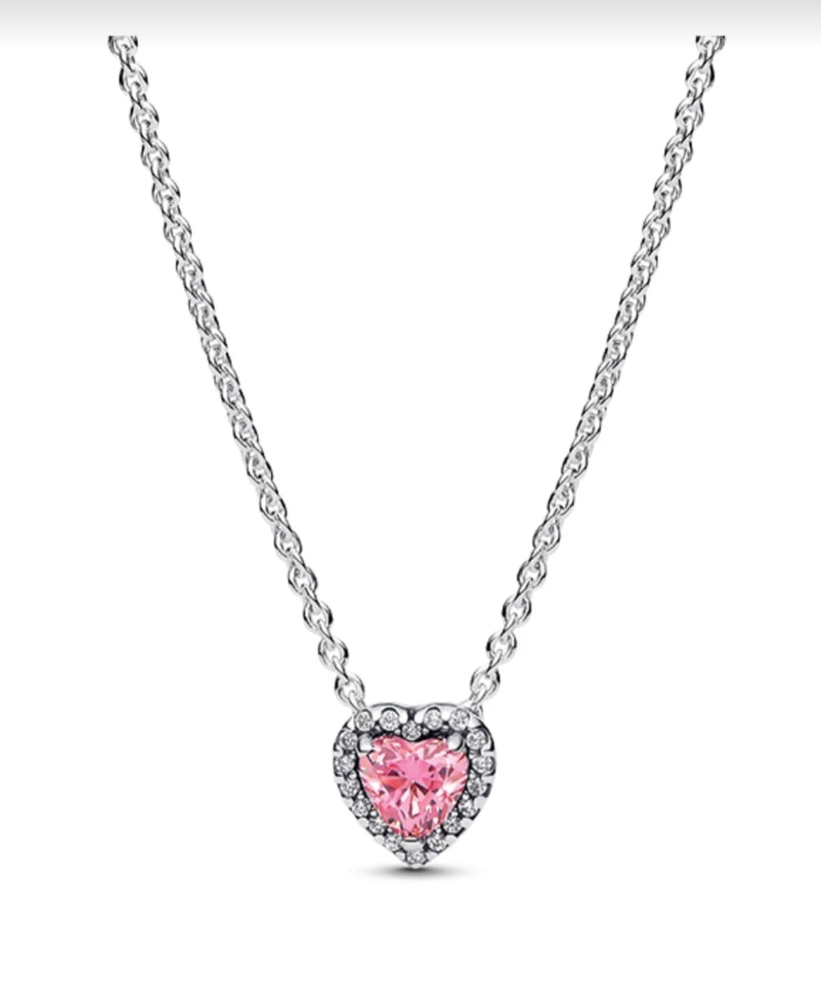 Pandora Pembe Kalp Kolye